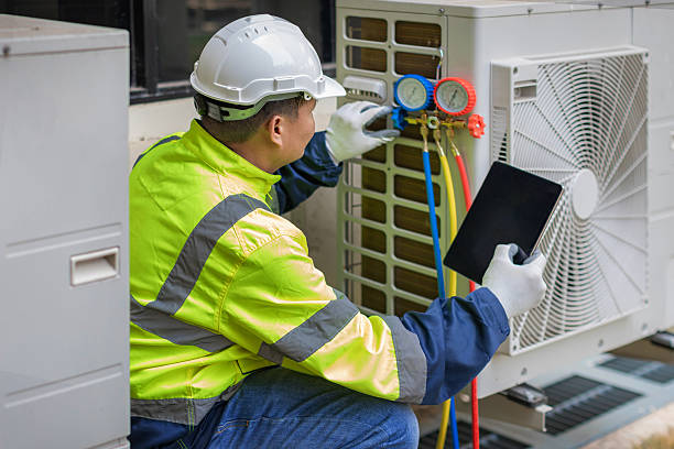 Professional Air Duct Cleaning technician working in Boone, NC